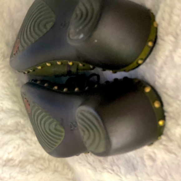 ECCO green leather clogs size 39. - Picture 5 of 6